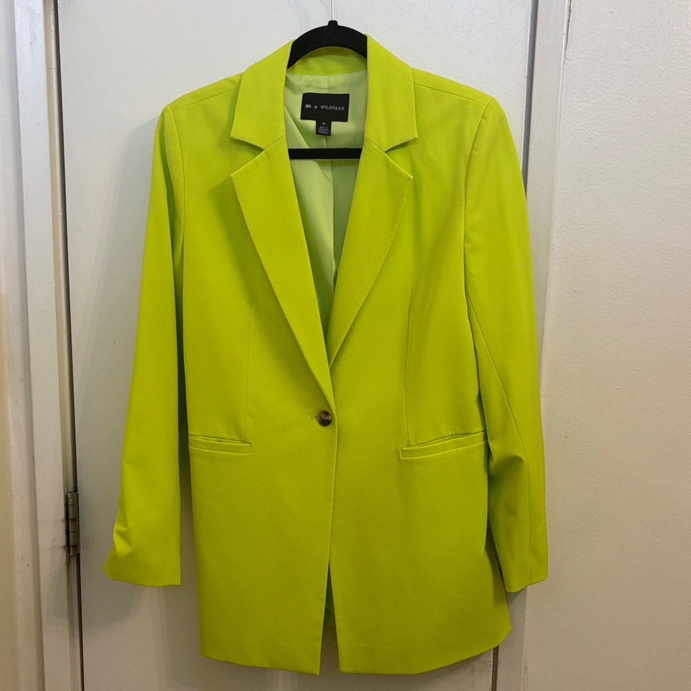 BP. + Wild Fang Green blazer